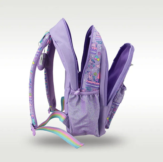 Smiggle Purple Unicorn Backpack