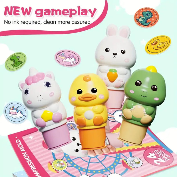 Magic Stamper Stickers with Activity Book - The Write Stuff