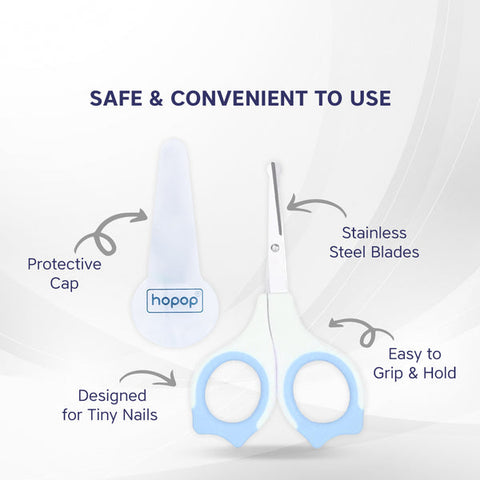 Hopop - Baby Safety Nail Scissors with Rounded Head