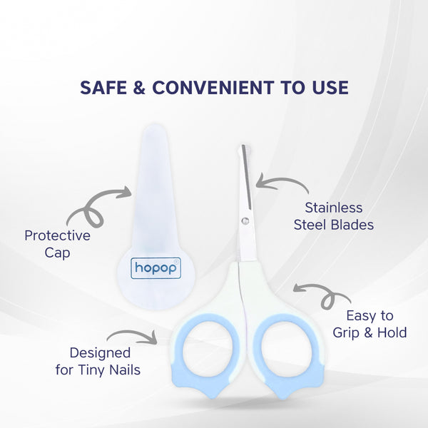 Hopop - Baby Safety Nail Scissors with Rounded Head