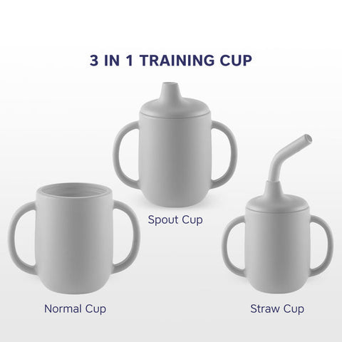 Hopop - 3 in 1 Sipper Cup with Spout & Straw -210 ml