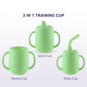 Hopop - 3 in 1 Sipper Cup with Spout & Straw -210 ml