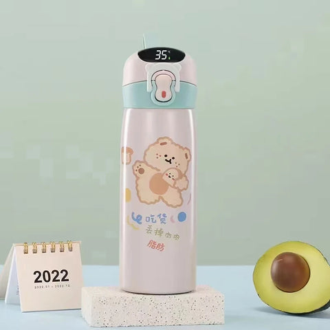 Kids - Temperature Bottle With Straw - The Write Stuff