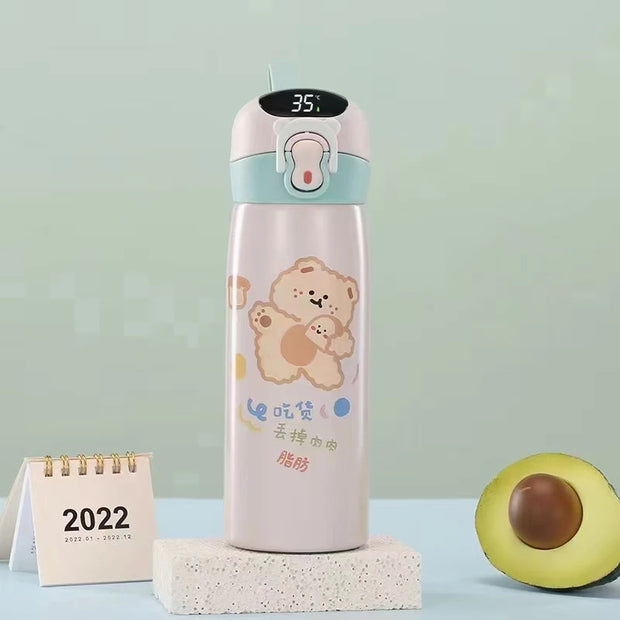 Kids - Temperature Bottle With Straw - The Write Stuff