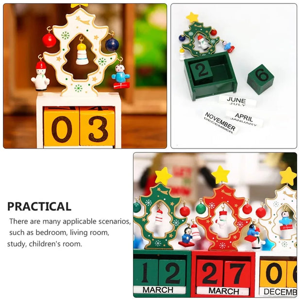 Christmas Desk Calendar - Tree Design - The Write Stuff