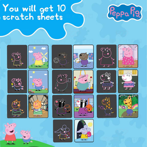 Scratch Pad For Kids - Paw Patrol and Peppa Pig - The Write Stuff