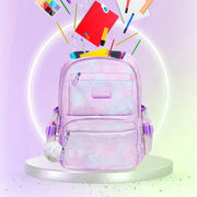 Star Theme Printed High School Backpacks for Teen Girls-18 Inches