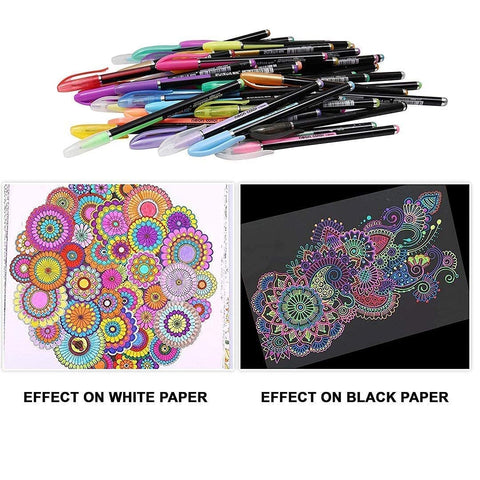 Neon Highlighter Glitter Pen Set - The Write Stuff