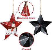 Christmas Metal Star Hanging