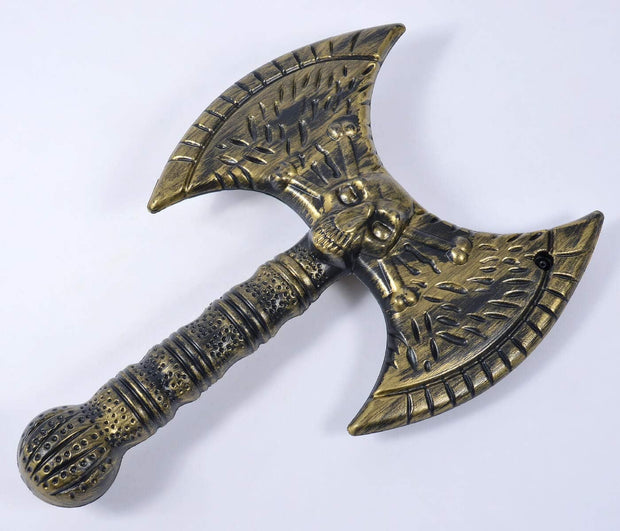 Halloween Party Viking Double Plastic Axe - The Write Stuff