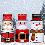Christmas 3 Layer Tin Box - Small