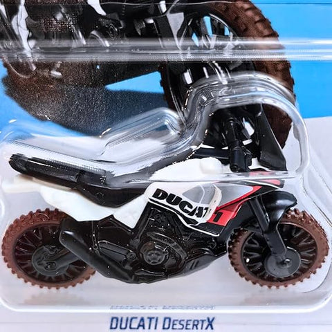 Hot Wheels Ducati DesertX – HW Dirt Series (White) 1:64 Scale Motorcycle Toy for Ages 3 & Up - The Write Stuff