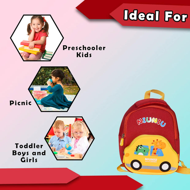Car Print Kids Mini Backpack