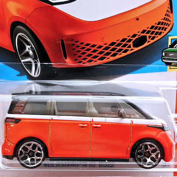 Hot Wheels 2024 Volkswagen ID. Buzz – HW Vans | 1:64 Scale Die-Cast Van (Orange)