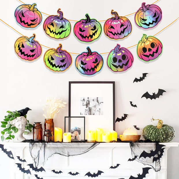 Pumpkin Hanging Banner Decoration | Happy Halloween Party Banner