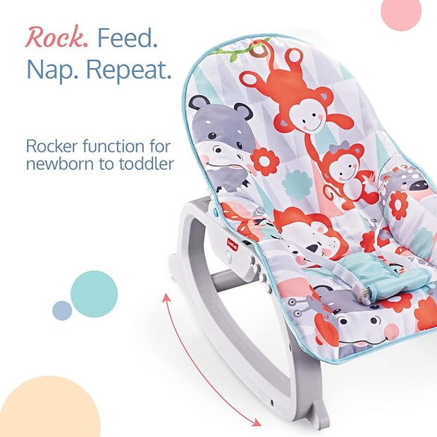 LuvLap Animal Kingdom 3-in-1 Baby Rocker - The Write Stuff