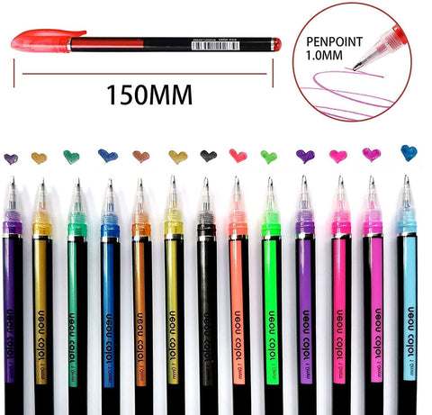 Neon Highlighter Glitter Pen Set - The Write Stuff