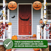 Halloween Pumpkin Paper Jack-O-Lantern