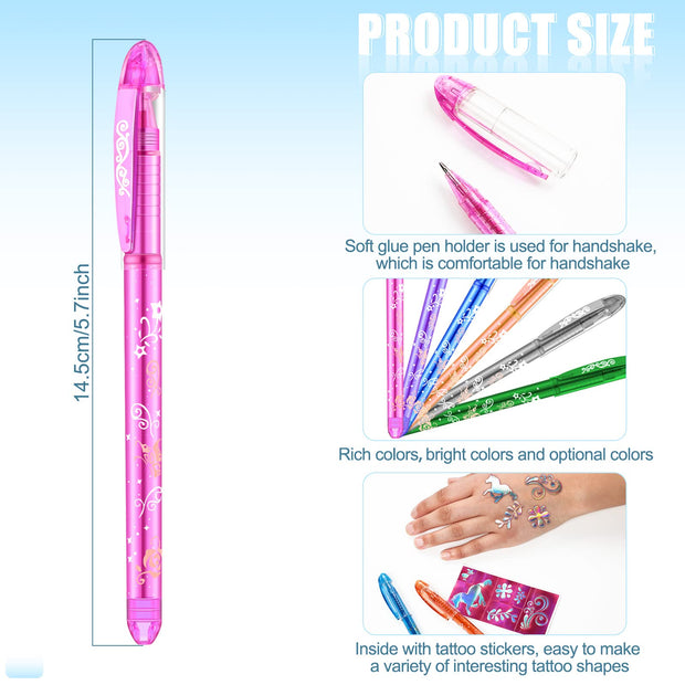 Mermaid Tattoo Gel Pens - The Write Stuff