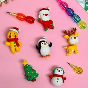 Christmas Theme Eraser - Set of 6