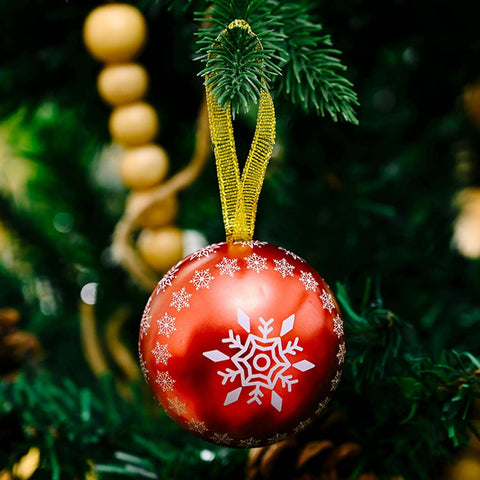 Christmas Ball Gift Tin Box