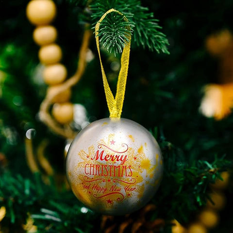 Christmas Ball Gift Tin Box