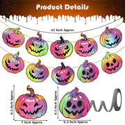 Pumpkin Hanging Banner Decoration | Happy Halloween Party Banner