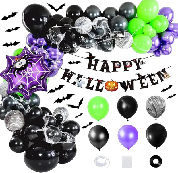 Halloween Spider Theme Home Decor Balloons - The Write Stuff