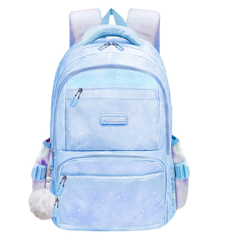 Star Theme Printed High School Backpacks for Teen Girls-18 Inches