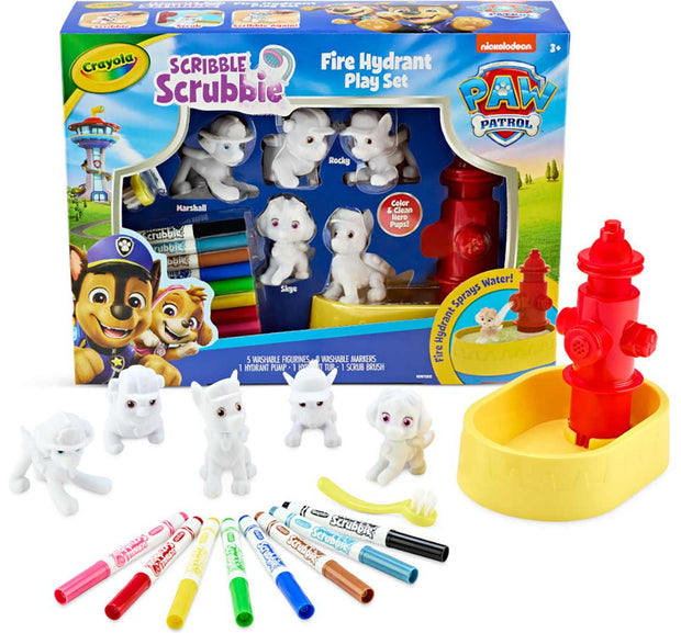 Crayola Scribble Scrubbie PAW Patrol Fire Hydrant Play Set