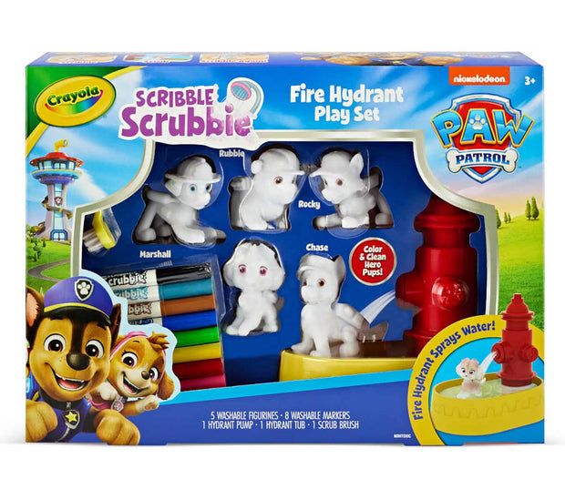 Crayola Scribble Scrubbie PAW Patrol Fire Hydrant Play Set