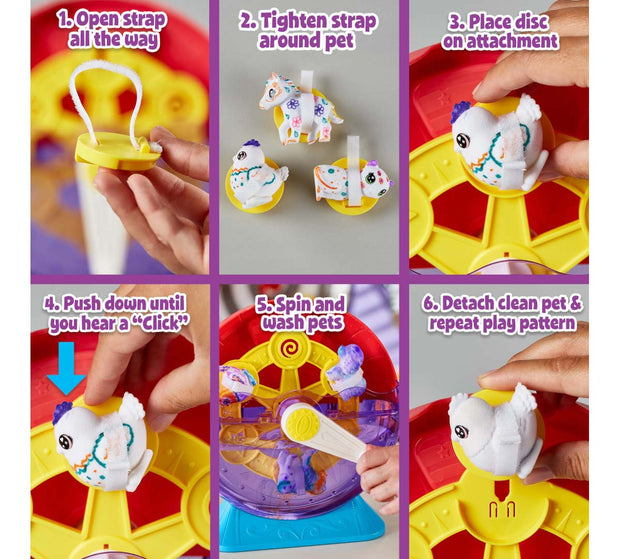 Crayola Scribble Scrubbie Pets Spin & Wash Carnival Playset