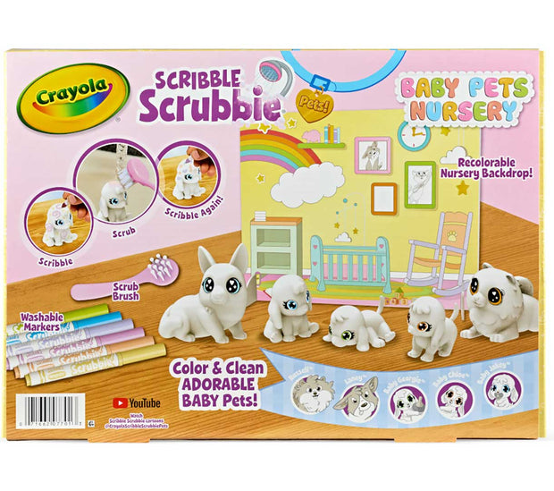 Crayola Scribble Scrubbie Pets Baby Pets Nursery