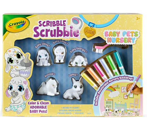 Crayola Scribble Scrubbie Pets Baby Pets Nursery