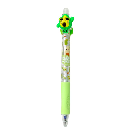 Smooth Fruit Spinning Erasable Pen - Pack Of 6