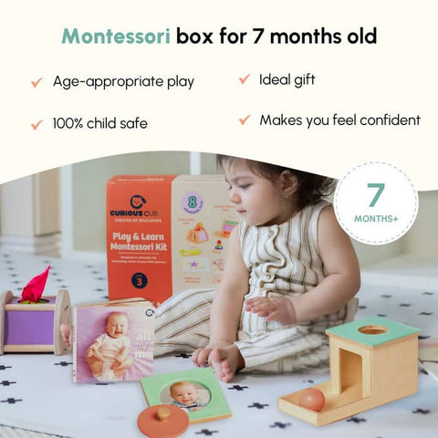 Set of 8 Montessori Learning Wooden Toys Box Level 4 - The Write Stuff