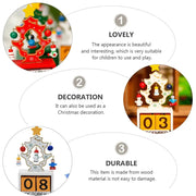 Christmas Desk Calendar - Tree Design - The Write Stuff