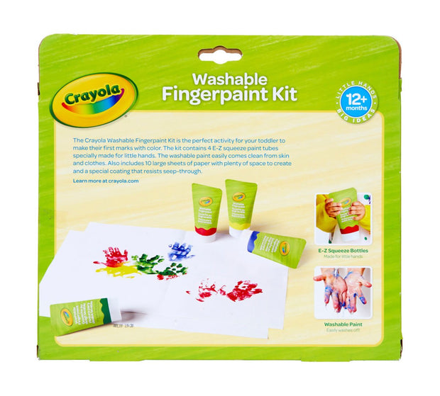 Crayola Washable Finger Paint Set for Toddlers