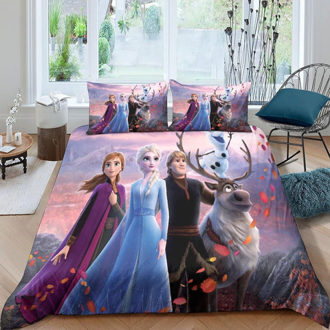 Printed Bed Sheet With Pillow Case