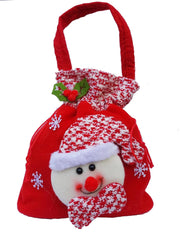 Christmas Snowman Haversack Bag – Festive Gift Carry Bag - The Write Stuff