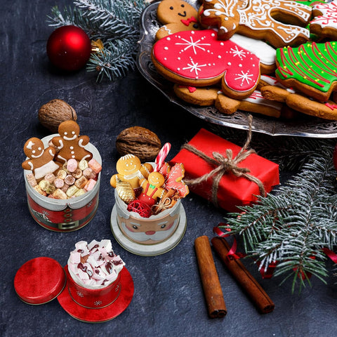 Christmas 3 Layer Tin Box - Small