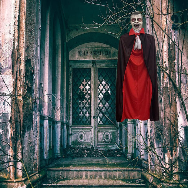Halloween Hanging Dracula Decoration – Scary Vampire Prop - The Write Stuff