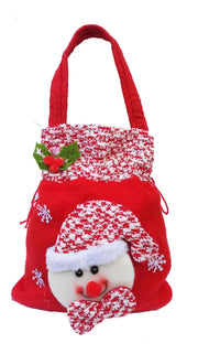 Christmas Snowman Haversack Bag – Festive Gift Carry Bag - The Write Stuff