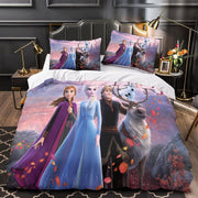 Printed Bed Sheet With Pillow Case