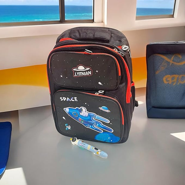 School Back Pack- Space Rocket - The Write Stuff