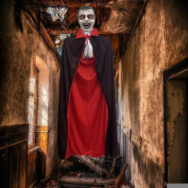 Halloween Hanging Dracula Decoration – Scary Vampire Prop - The Write Stuff