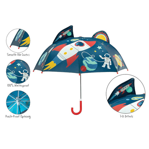 Rocket Space Theme Umbrella For Kids
