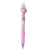 Smooth Fruit Spinning Erasable Pen - Pack Of 6