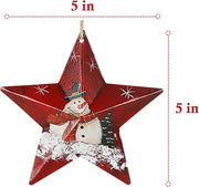 Christmas Metal Star Hanging