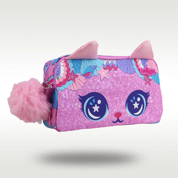 Smiggle Pink Kitty  Pencil case Pouch